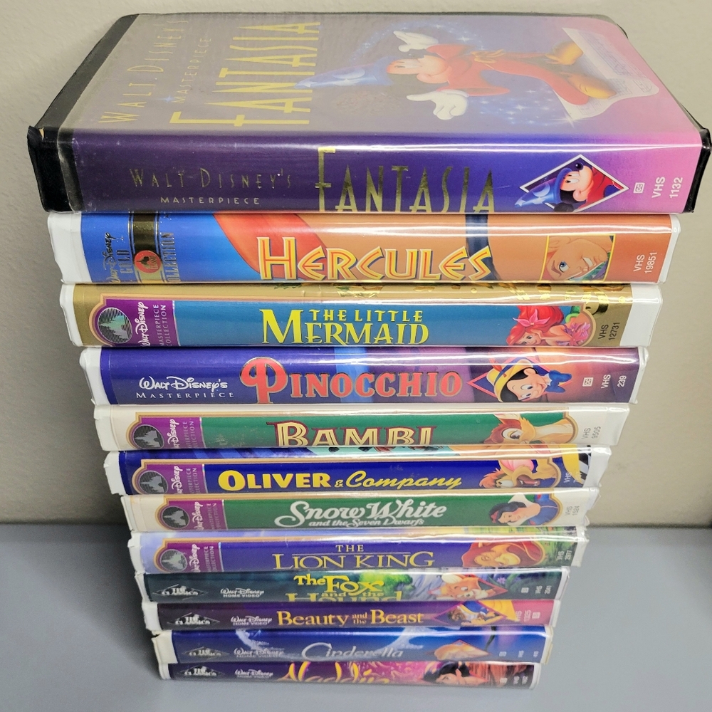 Disney VHS Movie Lot